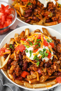 Loaded Fries (Chili Con Carne) 100% Runds Gehakt